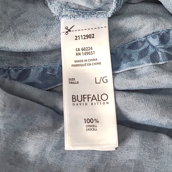 L/G Buffalo Blue women blouse without sleeves - Picture 8 of 10